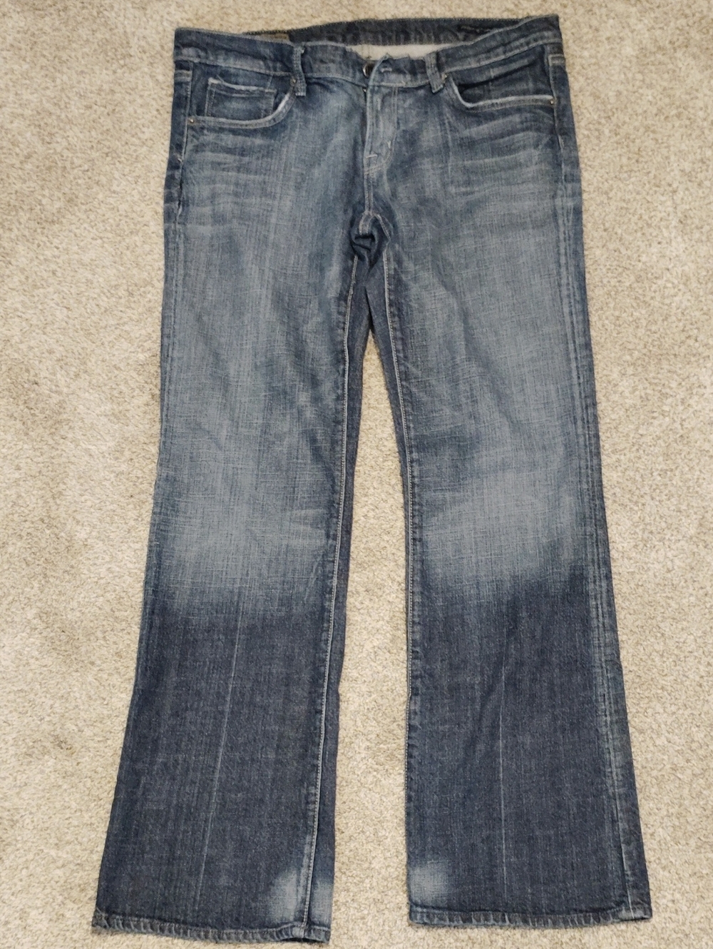 Citizens Of Humanity Faded Blue Bootcut Jeans